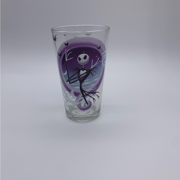 Nightmare Before Christmas JACK SKELLINGTON 2018 Retired 16 Oz Drinking Glass - Picture 2 of 8